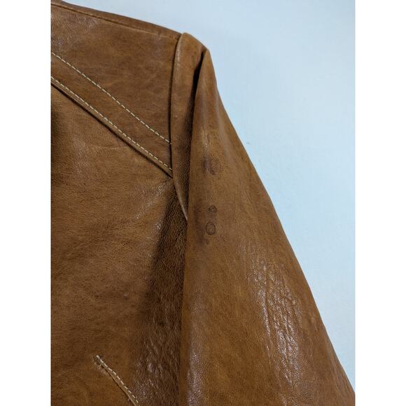 Andrew Marc New York Leather Jacket Womens Luxury Blazer Riding Classy Classic - Picture 6 of 14